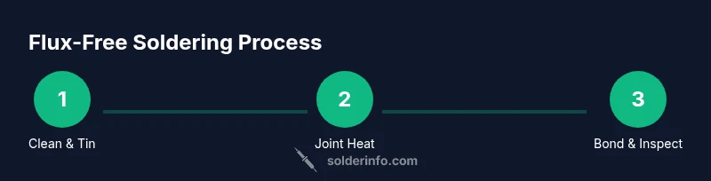 Process flow for flux-free soldering