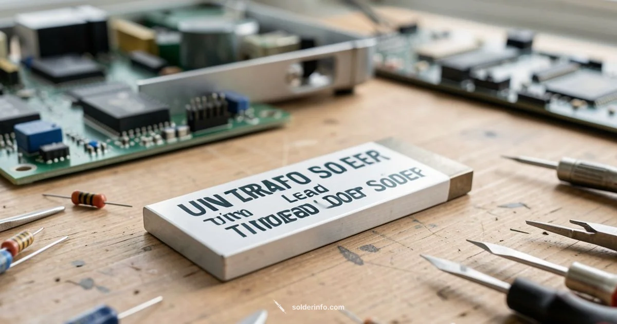 Tin Lead Solder Basics - SolderInfo