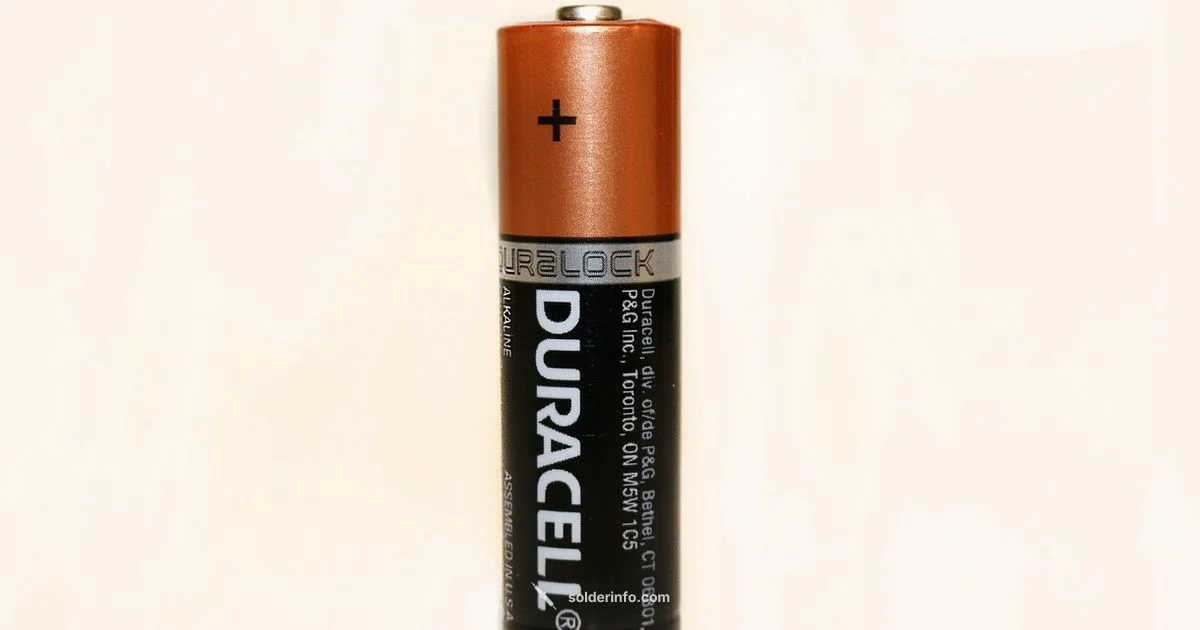 Battery Solder Tab Guide - SolderInfo