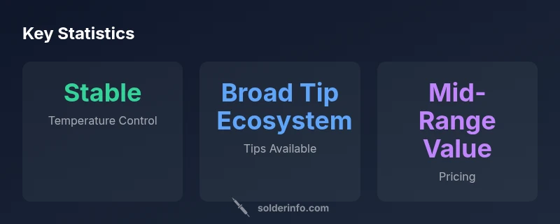 Infographic showing Weller 7135 specs and tips