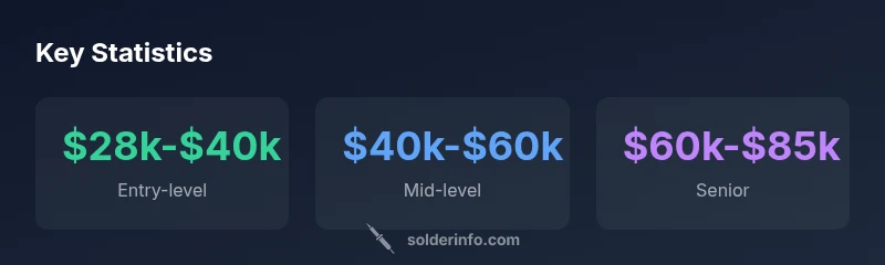 Salary distribution for solder technicians in 2026