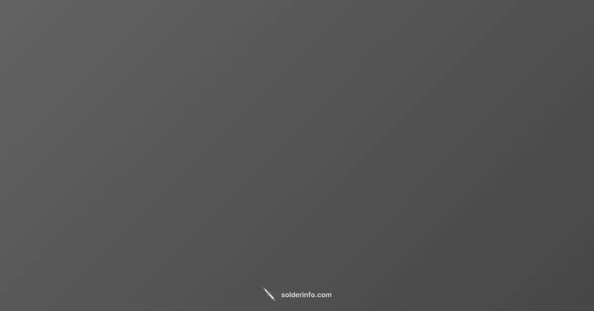 Melting Points in Soldering Melting Points in Soldering - SolderInfo (illustration)