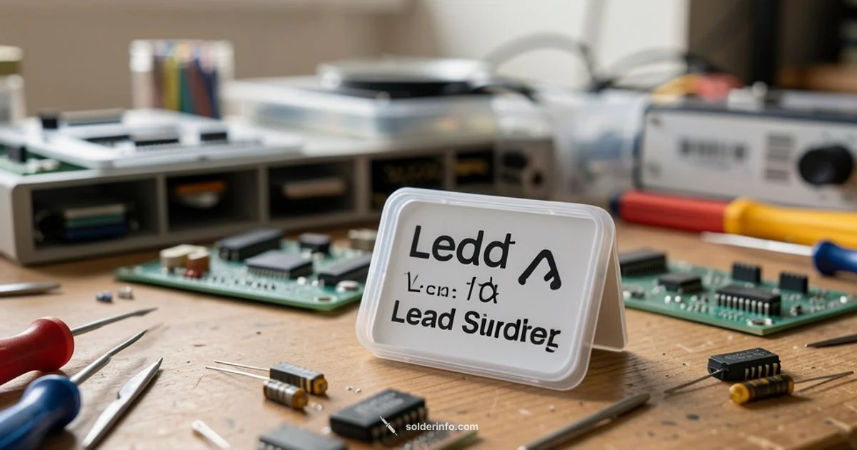 Lead Solder Safety - SolderInfo