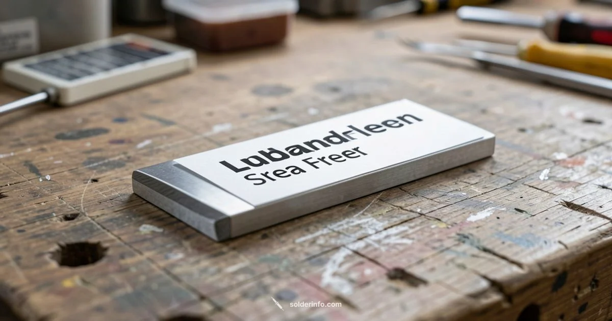 Lead Free Solder Bar - SolderInfo